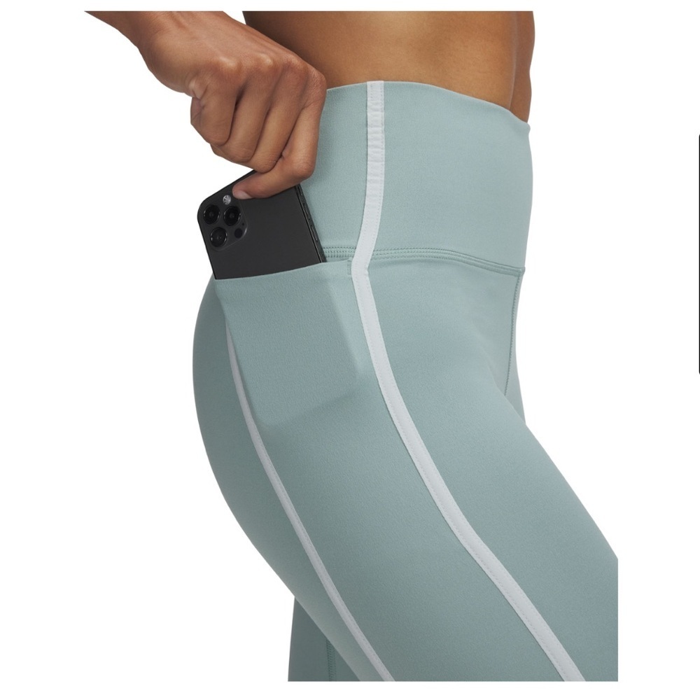 🆕 NWT $110 UNDER ARMOUR Women's Meridian PIPED Ankle Leggings - Picture 4 of 6